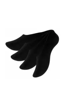 Носки для тренировок 4 PAAR INVISIBLES Vincent Creation, черный