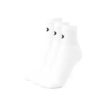 Носки для тренировок Boomerang средней длины, упаковка из трех пар, белый