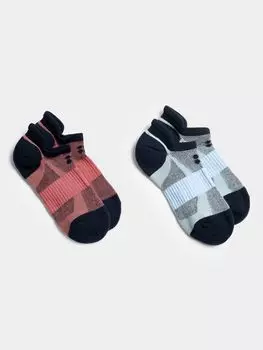 Носки для тренировок Sweaty Betty Run, 2 шт., синий/розовый