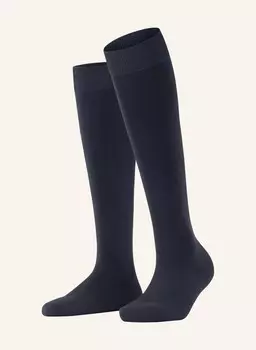 Носки до колен climawool FALKE, цвет 6370 DARK NAVY