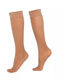 Носки до колена CALZEDONIA, бежевый