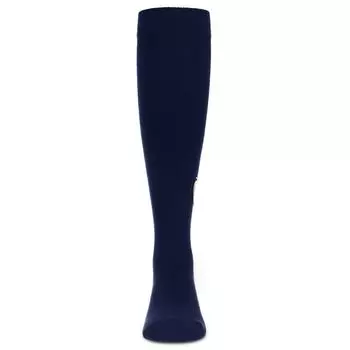 Носки до колена для девочек с нашивкой в виде сердца MeMoi, черный