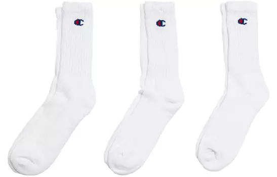 Носки до колена унисекс Champion, 3 двойные упаковки (черная, красная и синяя этикетка)