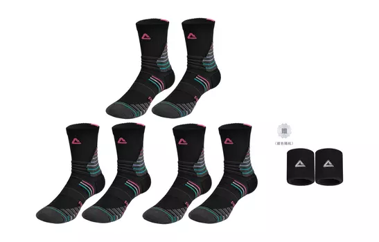 Носки до колена унисекс PEAK, 1 комплект тройных двойных (мятно-зеленый)