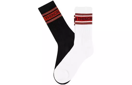 Носки до колена унисекс THE NORTH FACE, цвет 2 Pack (Black and White)