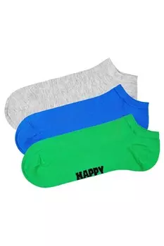 Носки до щиколотки — 3 пары Happy Socks, зеленый