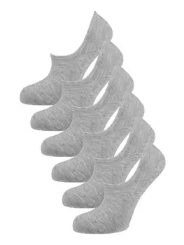 Носки до щиколотки Nur Die Bambus, пестрый серый