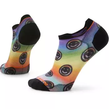 Носки до щиколотки Smartwool Run Zero Cushion Pride со смайликом, мультиколор