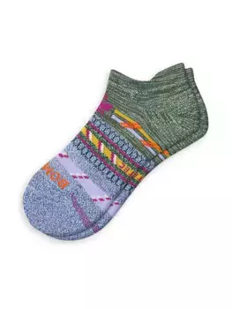 Носки до щиколотки Space Dye Marl Bombas, цвет spruce deep ocean