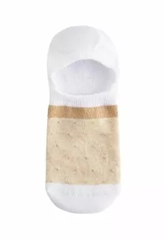 Носки до щиколотки SPARKLE STRIPE 4 PACK REGULAR FIT Next, кремовый