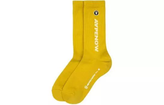 Носки до середины голени унисекс, 1 упаковка Aape, 1 Pack (Yellow)