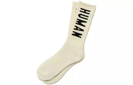 Носки до середины голени унисекс, 1 упаковка HUMAN MADE, белый