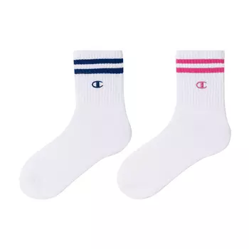 Носки до середины голени унисекс, 2 пары Champion, Mixed Color (Medium Socks-2 Pack)
