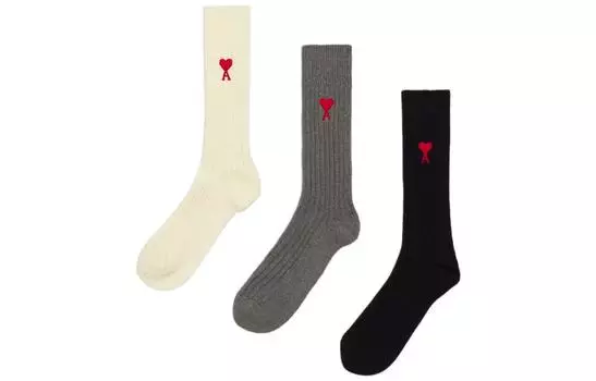 Носки до середины голени унисекс, 3 пары AMIPARIS
