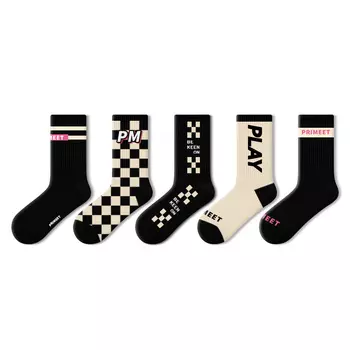 Носки до середины голени унисекс, 5 пар Primeet, Trendy Socks G Set-5 Pack