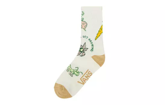 Носки до середины голени женские, 1 упаковка, экрю Vans, 1 Pack (Ecru)