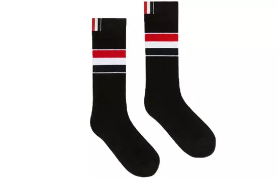 Носки до середины голени женские THOM BROWNE, 1 Pack (Black)