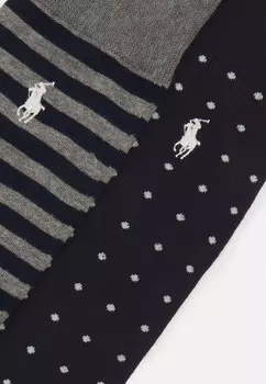 Носки DOT STRIPE SOCK 2-PACK Ralph Lauren, темно-синий