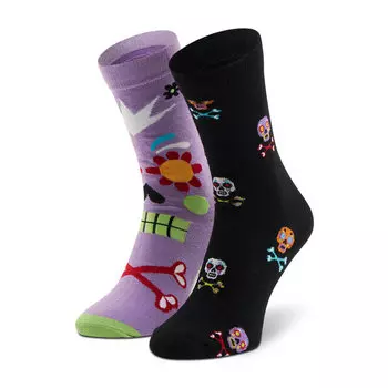 Носки Dots Socks, фиолетовый/черный