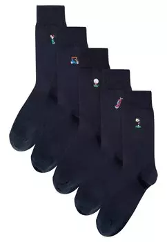 Носки Embroidered Five Pack Next, черные