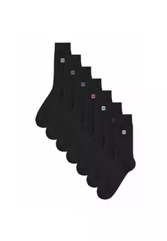 Носки EMBROIDERED LASTING FRESH, REGULAR FIT Next, черный
