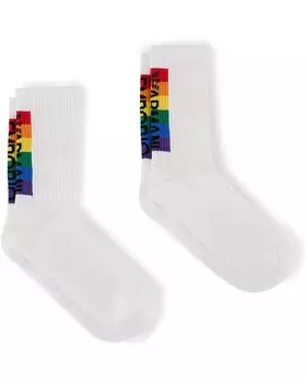 Носки Emporio Armani 2-Pack Short Socks, белый