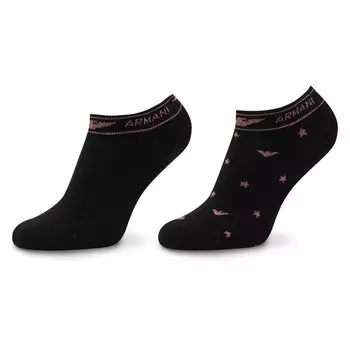Носки Emporio Armani, 2 шт, черный