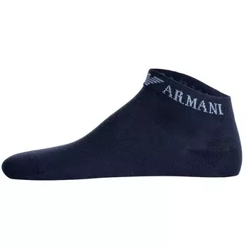 Носки Emporio Armani, морской синий/голубой