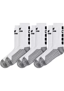 Носки erima Classic 5 C 3 Pack, белый черный