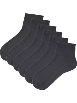 Носки Erwin Mller Unisex Kurz 6 Paar, антрацит