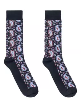 Носки ETRO с узором пейсли, синий