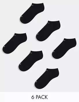 Носки Everyday Cushioned Plus, 6 пар, черный цвет Nike Training