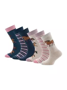 Носки EWERS, цвет Beige/Blue/Pink