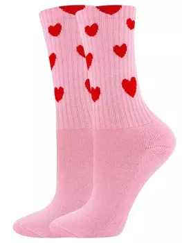 Носки EWERS Hearts, розовый