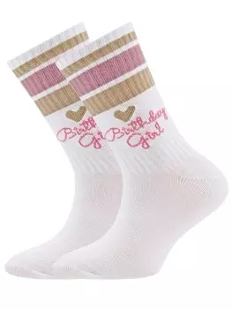 Носки EWERS Socks Birthday Girl, белый