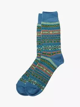 Носки fair isle ROTOTO, синий
