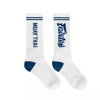 Носки Fairtex SOCK1, размер US11-12, белый/синий