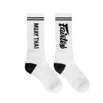 Носки Fairtex Socks, белый/черный