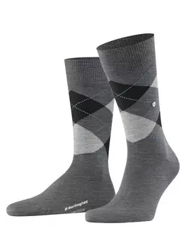 Носки Falke BURLINGTON Edinburgh Socke, цвет asphalt me