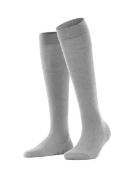 Носки Falke Kniestrmpfe Softmerino, цвет light grey mel