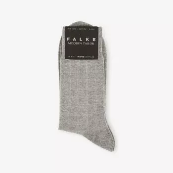 Носки Falke Modern Tailor из смесового хлопка с эластаном, серый