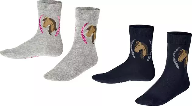 Носки Falke, темно-синий/серый