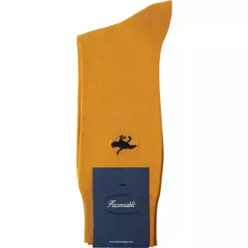 Носки Faonnable Solid long, оранжевый