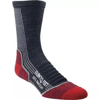 Носки Farm To Feet Damascus 3/4 Crew, красный/темно-синий