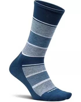Носки Feetures Max Cushion Crew, цвет Relaxed Stripe Navy