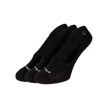 Носки Fila F1278/3 no show 3 units, черный