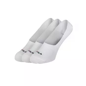 Носки Fila F1278/3 no show 3 units, белый