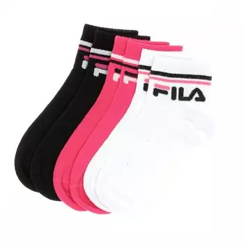 Носки Fila X3 Quarter, розовый