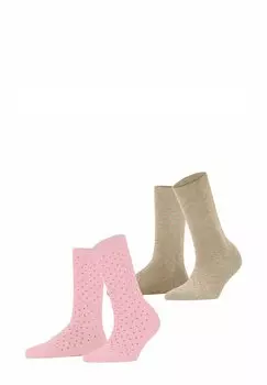 Носки FINE DOT 2-PACK Esprit, светло-розовый