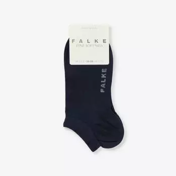 Носки Fine Softness из эластичной ткани до щиколотки Falke, темно-синий